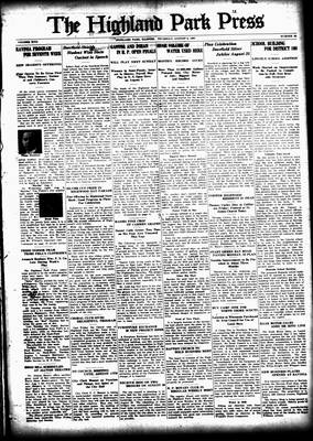 Highland Park Press, 2 Aug 1928