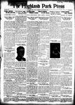 Highland Park Press, 13 Sep 1928