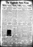 Highland Park Press, 4 Oct 1928