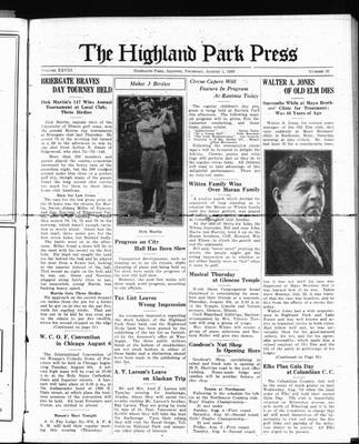 Highland Park Press, 1 Aug 1929