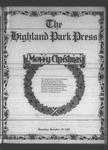 Highland Park Press, 19 Dec 1929