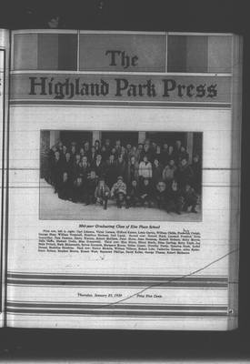 Highland Park Press, 23 Jan 1930