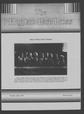 Highland Park Press, 3 Apr 1930