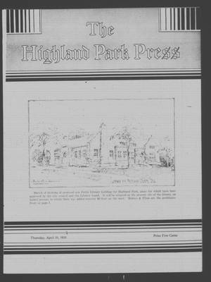 Highland Park Press, 10 Apr 1930