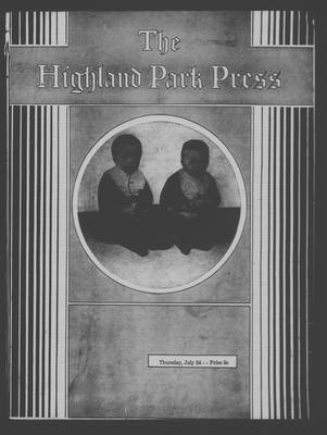 Highland Park Press, 24 Jul 1930