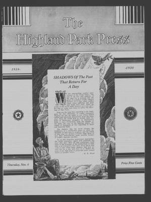 Highland Park Press, 6 Nov 1930