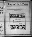 Highland Park Press, 12 Nov 1931