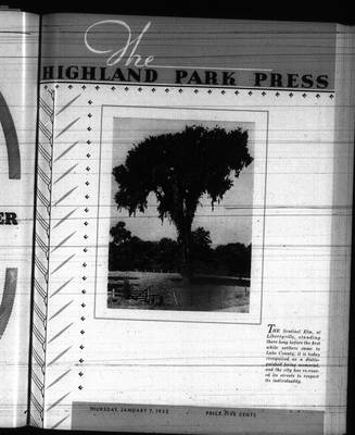 Highland Park Press, 7 Jan 1932