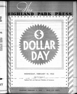 Highland Park Press, 10 Feb 1932