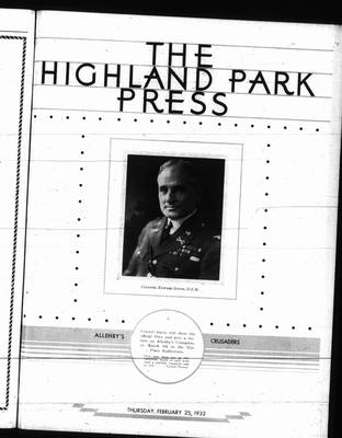 Highland Park Press, 25 Feb 1932