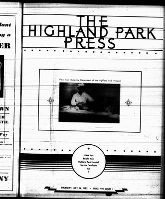 Highland Park Press, 14 Jul 1932