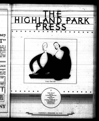 Highland Park Press, 15 Dec 1932