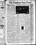 Highland Park Press, 9 Nov 1933