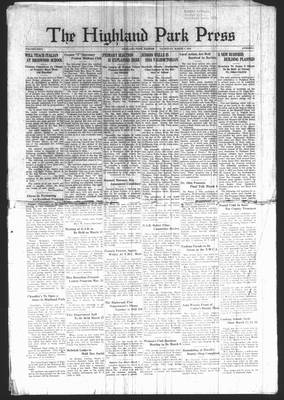 Highland Park Press, 1 Mar 1934