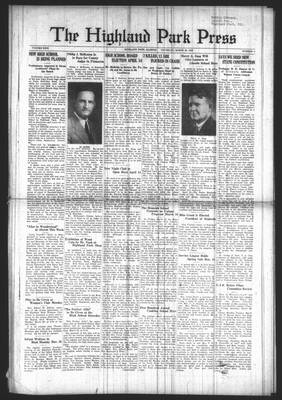 Highland Park Press, 22 Mar 1934