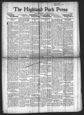 Highland Park Press, 29 Mar 1934