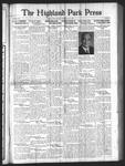 Highland Park Press, 3 May 1934