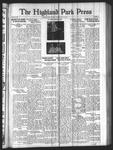 Highland Park Press, 10 May 1934