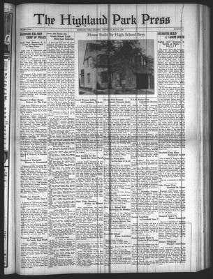 Highland Park Press, 31 May 1934