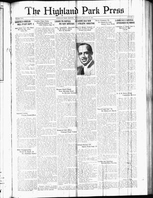 Highland Park Press, 23 Aug 1934