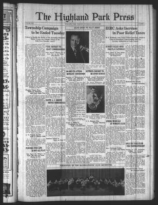 Highland Park Press, 28 Mar 1935