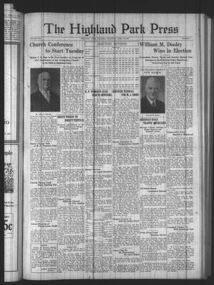 Highland Park Press, 18 Apr 1935