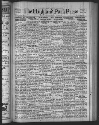 Highland Park Press, 15 Aug 1935