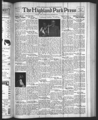 Highland Park Press, 26 Sep 1935