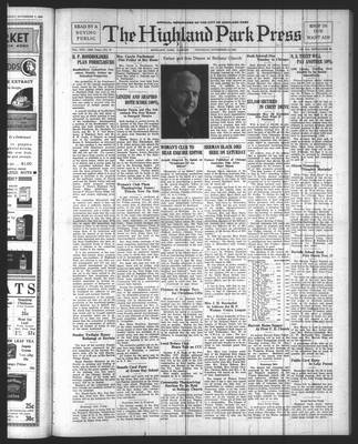 Highland Park Press, 14 Nov 1935