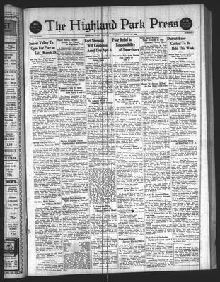 Highland Park Press, 26 Mar 1936