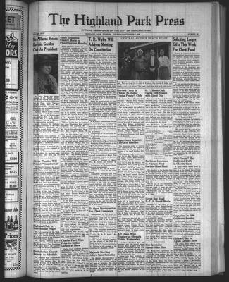 Highland Park Press, 17 Sep 1936