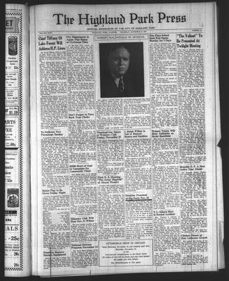 Highland Park Press, 12 Nov 1936