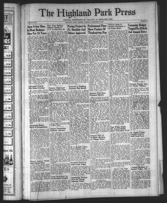 Highland Park Press, 19 Nov 1936