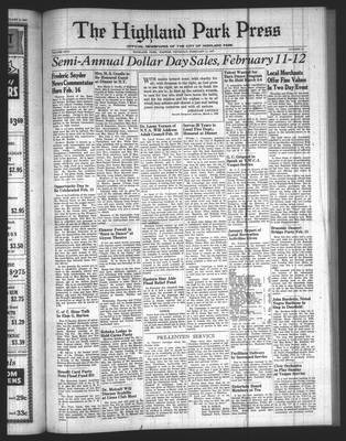 Highland Park Press, 11 Feb 1937