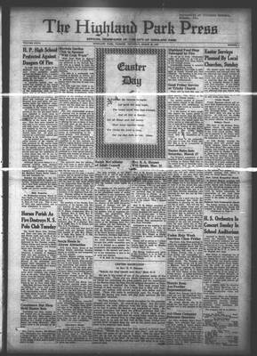 Highland Park Press, 25 Mar 1937