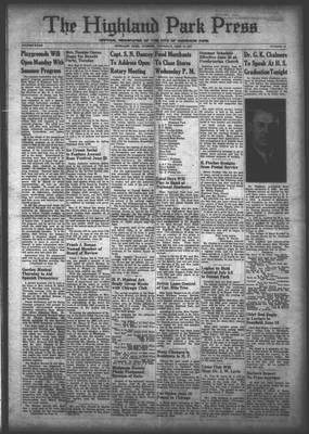 Highland Park Press, 17 Jun 1937