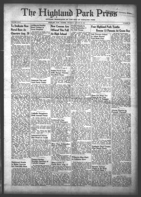 Highland Park Press, 26 Aug 1937