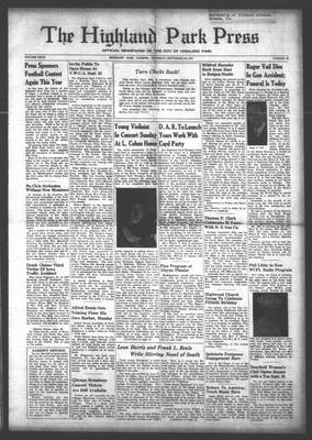 Highland Park Press, 23 Sep 1937