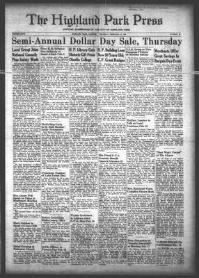 Highland Park Press, 10 Feb 1938