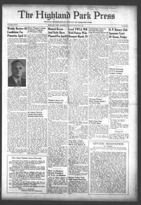 Highland Park Press, 24 Mar 1938