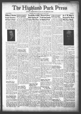 Highland Park Press, 12 May 1938