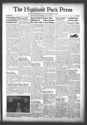 Highland Park Press, 19 May 1938