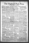 Highland Park Press, 3 Nov 1938