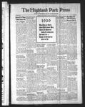 Highland Park Press, 29 Dec 1938