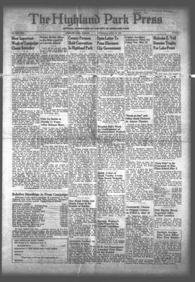 Highland Park Press, 27 Apr 1939