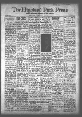 Highland Park Press, 18 May 1939