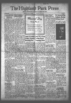 Highland Park Press, 25 May 1939