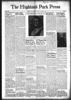 Highland Park Press, 5 Oct 1939