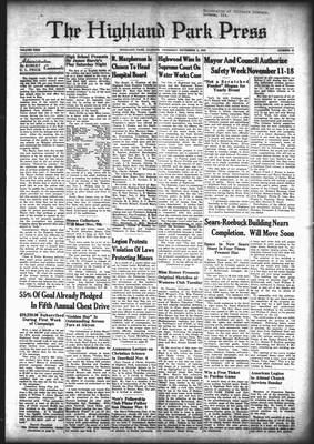 Highland Park Press, 2 Nov 1939