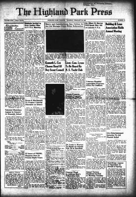 Highland Park Press, 29 Feb 1940